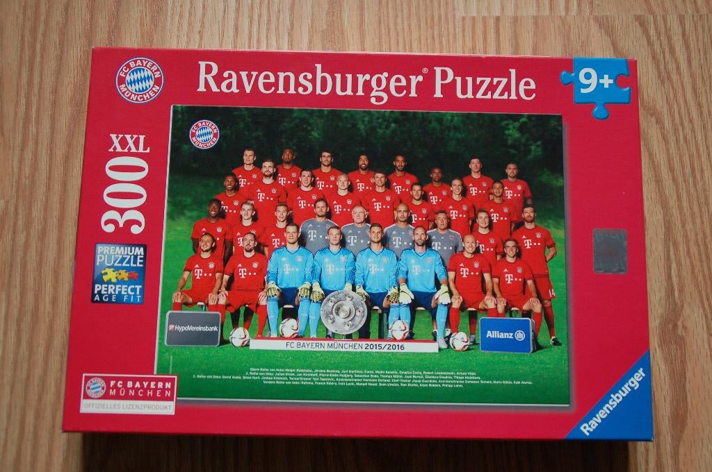 Ravensburger FC Bayern Munchen 2015/2016 XXL 300 stuks 9+, Verzamelen, Ophalen of Verzenden, Zo goed als nieuw, Buitenlandse clubs