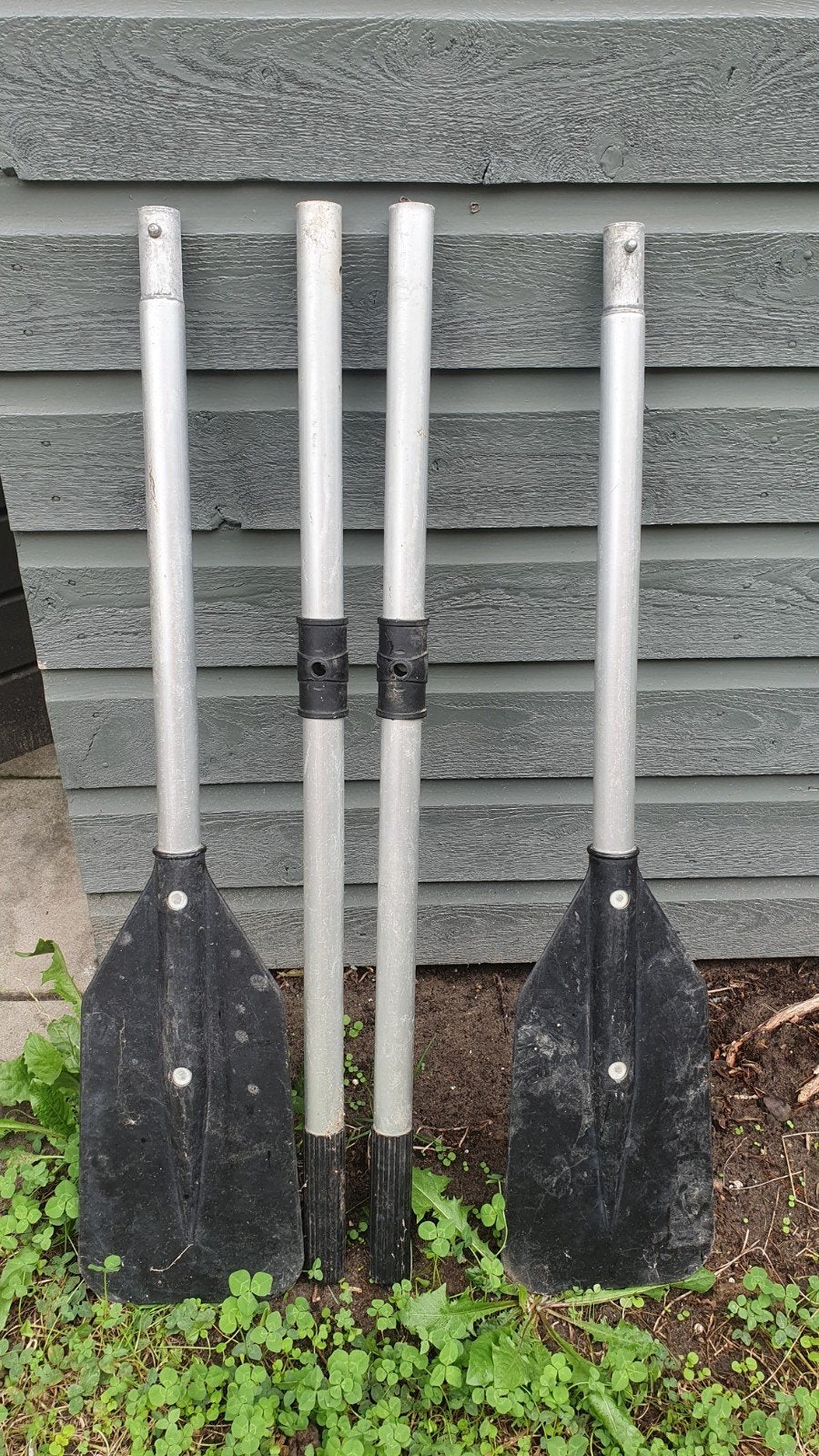 Robuuste reservepeddels voor karperboot a crica 290 cm, Ophalen, Gebruikt, Dubbelbladige peddel