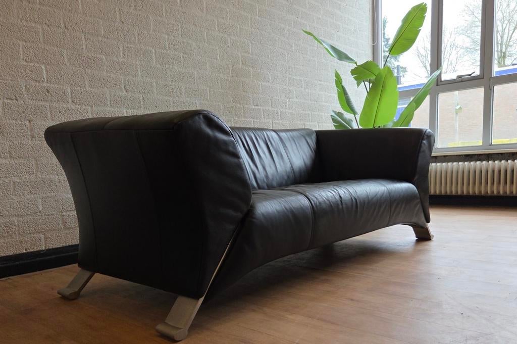 2.5 zits Rolf Benz bank RB 322, Modern, Elegant, Tijdloos, 150 tot 200 cm, Tweepersoons, 75 tot 100 cm
