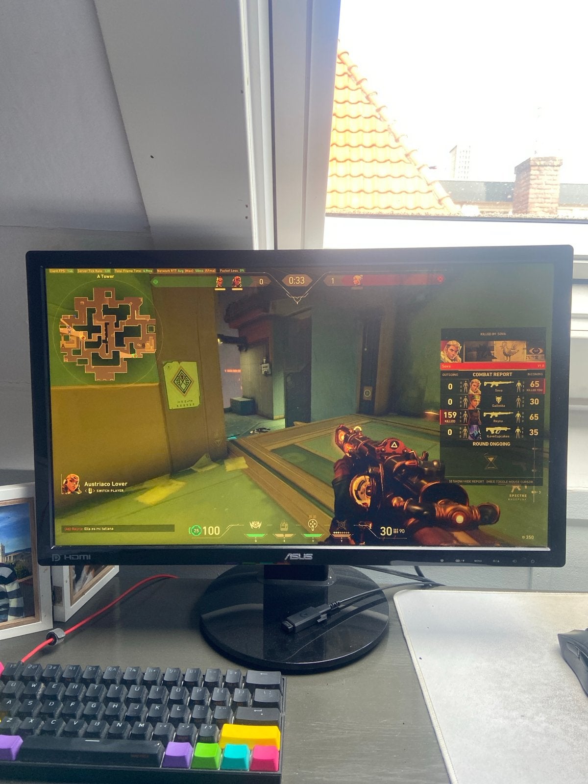 ASUS VG248QE Monitor 144hz - Perfect voor Gaming, Computers en Software, Gaming, 101 t/m 150 Hz, Full HD, Zo goed als nieuw