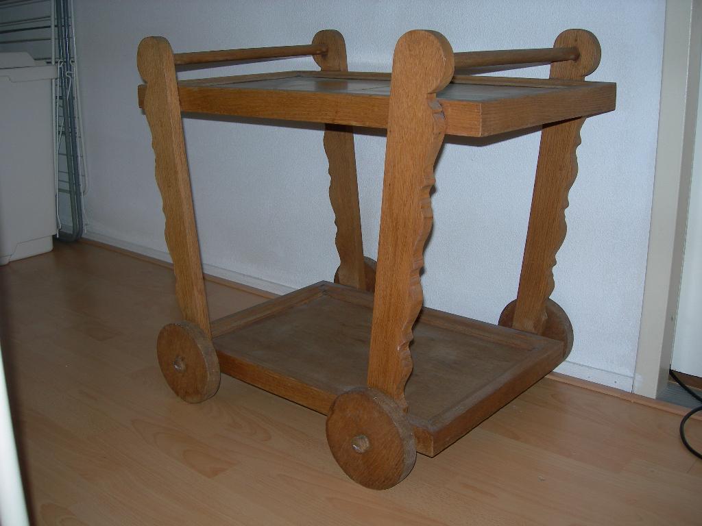 theetafel, Gebruikt, 55 tot 75 cm, Hout, Ophalen
