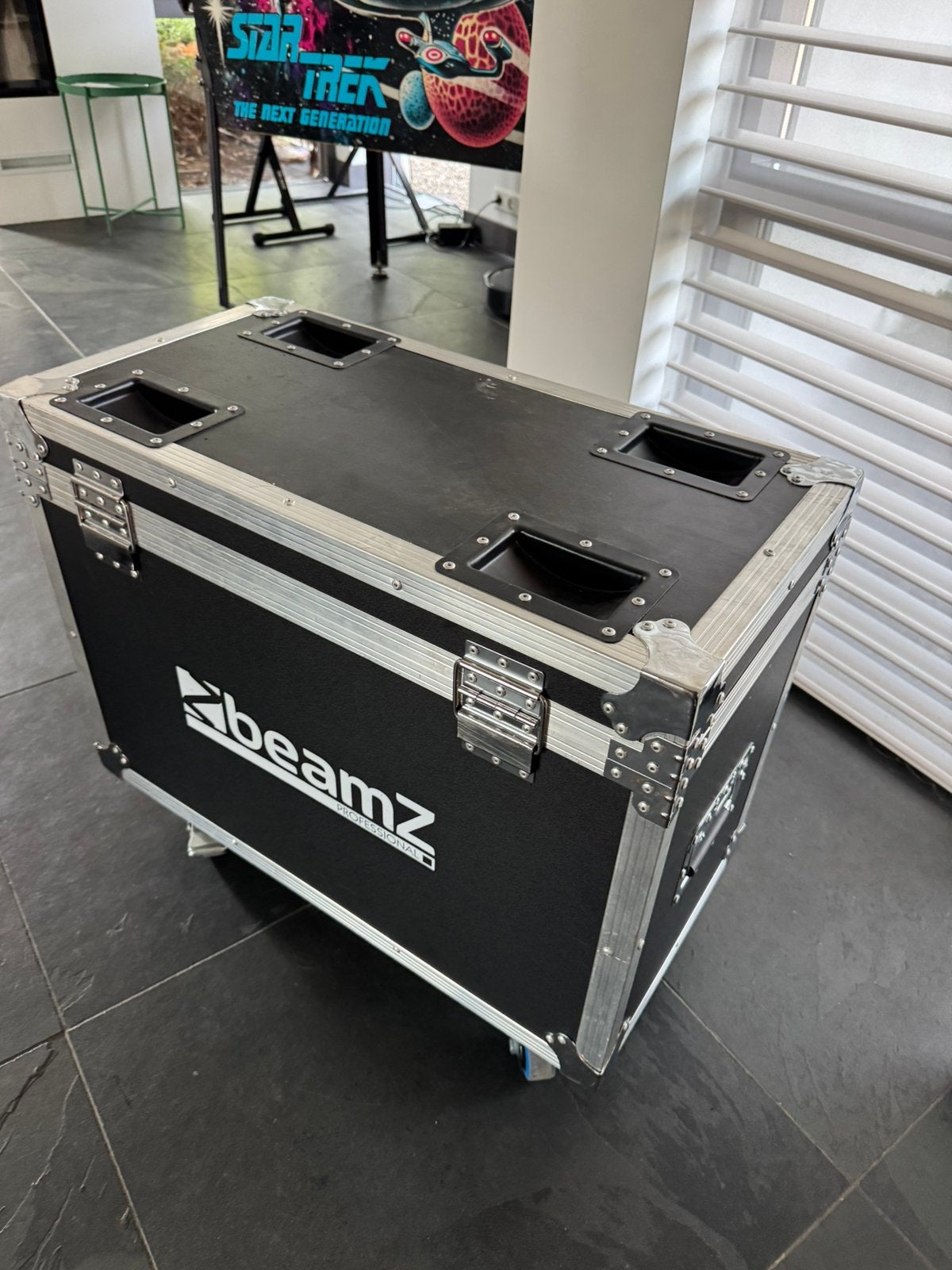 BeamZ Professional flightcase voor 2 moving heads, Ophalen, Gebruikt, Overige instrumenten, Flightcase