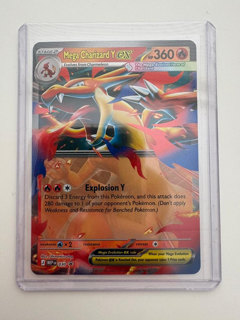 Mega Charizard Y ex (MEP 030) - pokemon kaart ENG, Hobby en Vrije tijd, Verzamelkaartspellen | Pokémon, Ophalen of Verzenden, Zo goed als nieuw