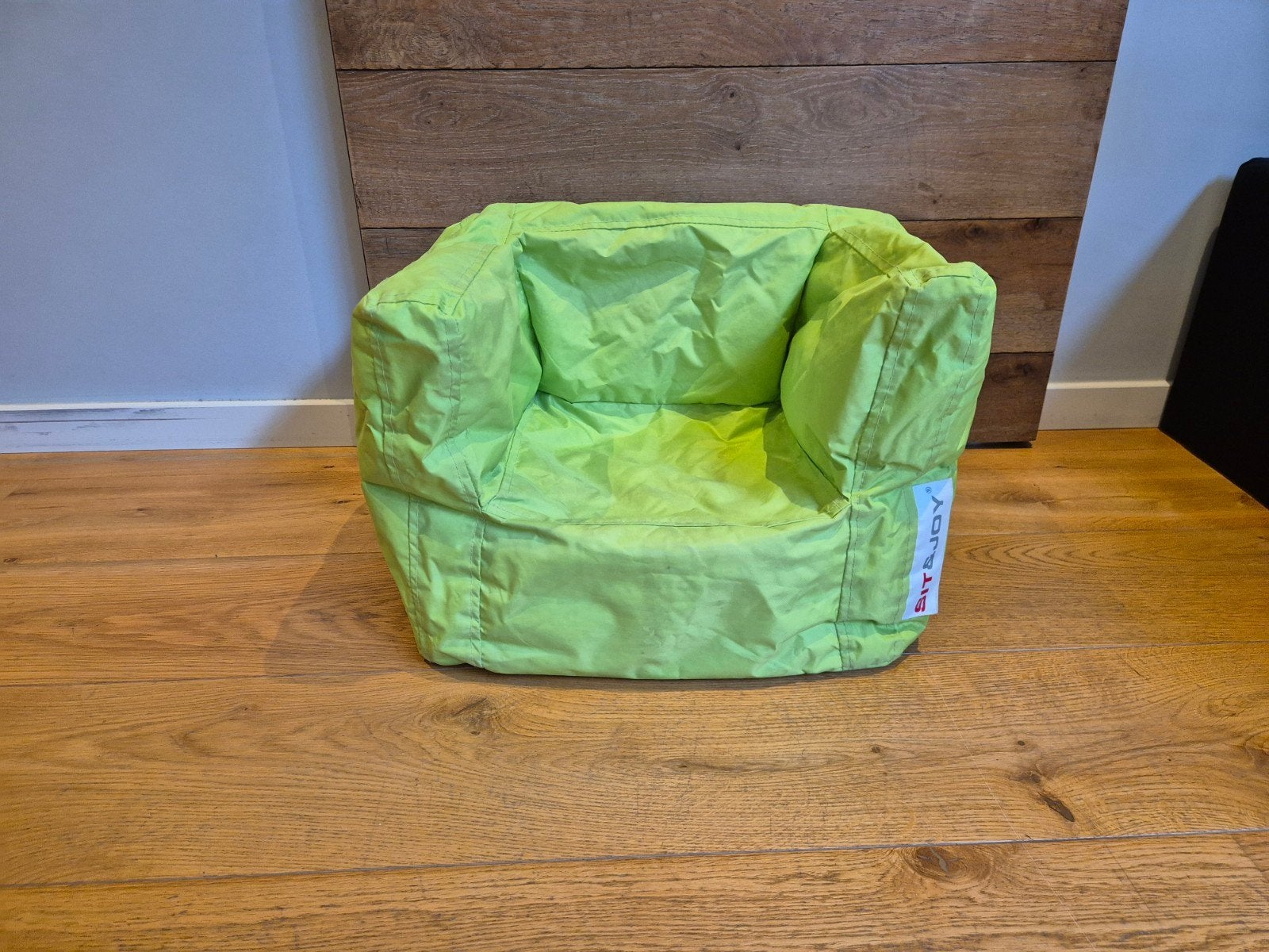 Groene Sit & Joy zitzak stoel voor kinderen, Ophalen, Gebruikt, Stoel