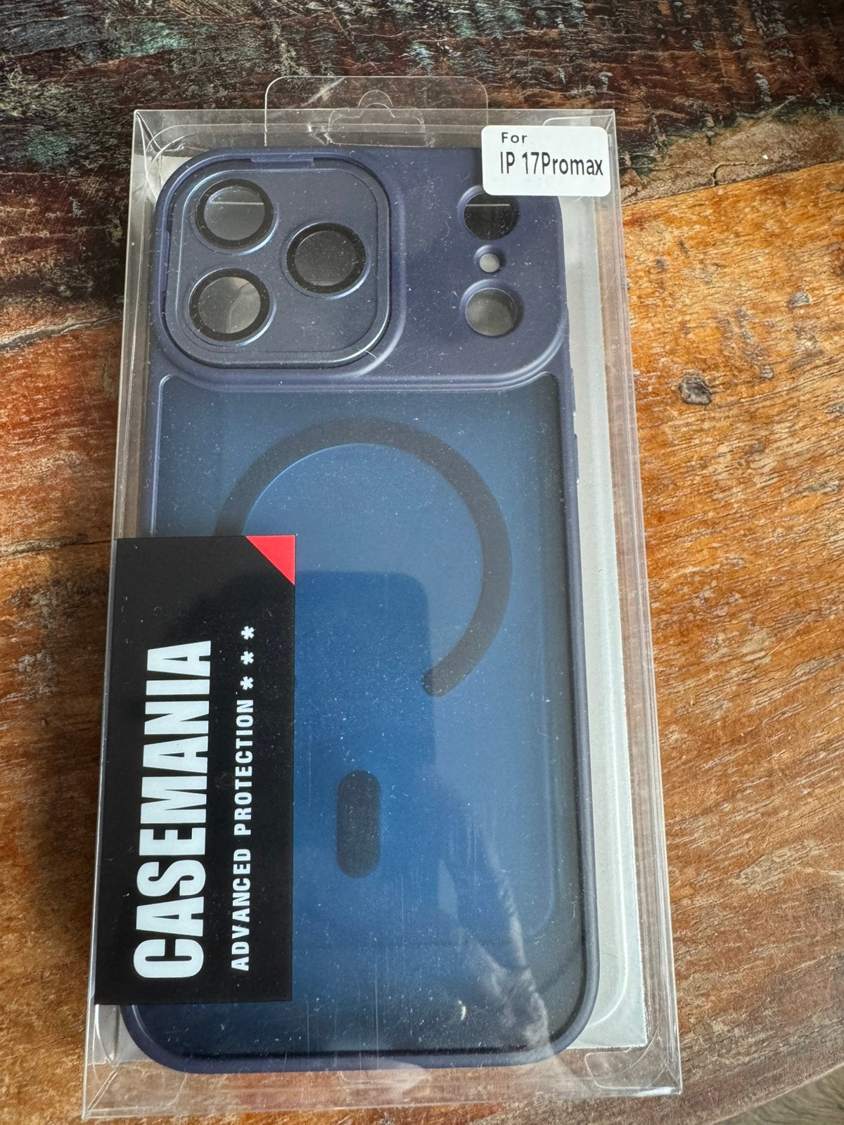 Casemania Matte Armor Back Cover voor iPhone 17 Pro Max, Verzenden, Nieuw, Blauw