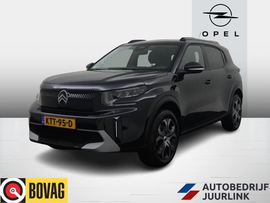 Citroen C3 Aircross 1.2 Hybrid automaat 145pk Plus Camera/4S, Stof, Euro 6, 1199 cc, Zwart