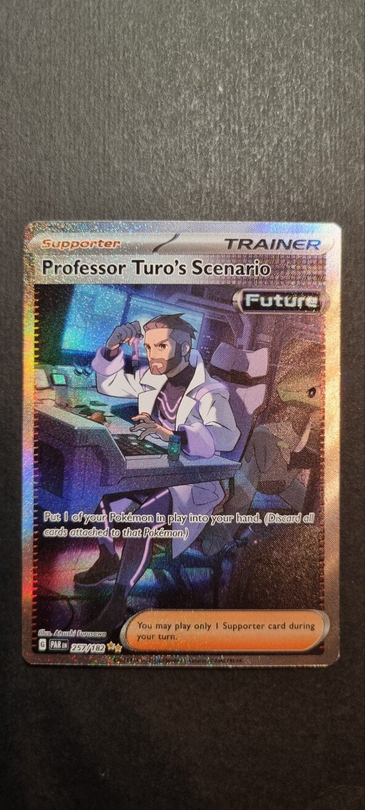 Professor Turo's Scenario PAR 257, Ophalen of Verzenden, Zo goed als nieuw, Losse kaart, Foil