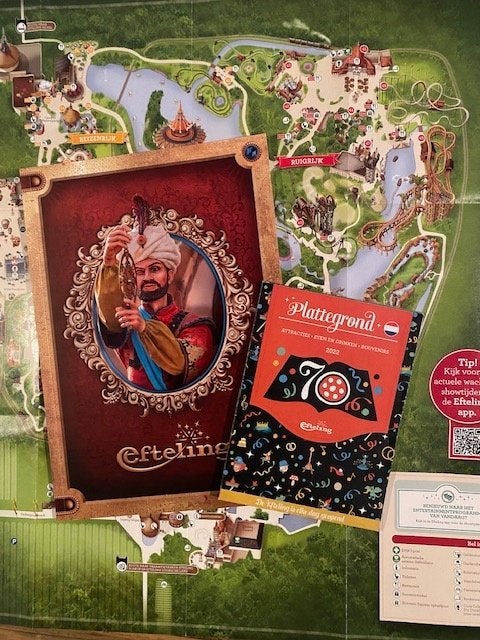 efteling jaarboekje met plattegrond, Ophalen of Verzenden
