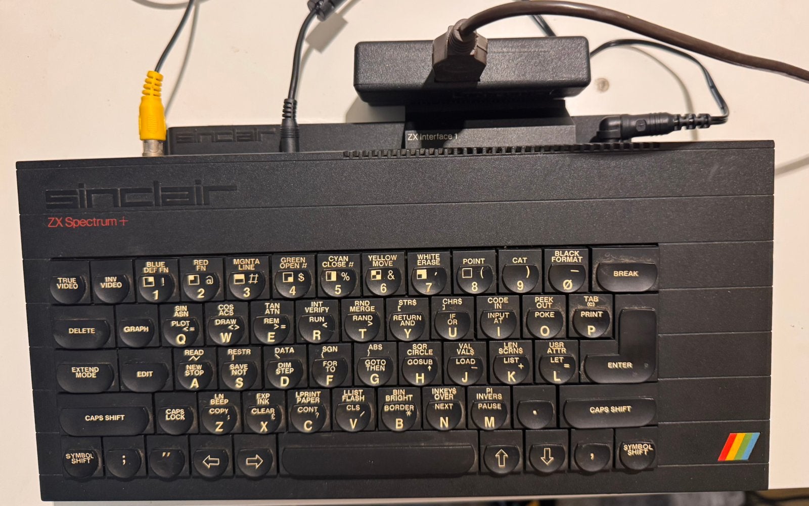 Sinclair ZX Spectrum Plus 48k met enorme collectie, Computers en Software, Vintage Computers, Ophalen