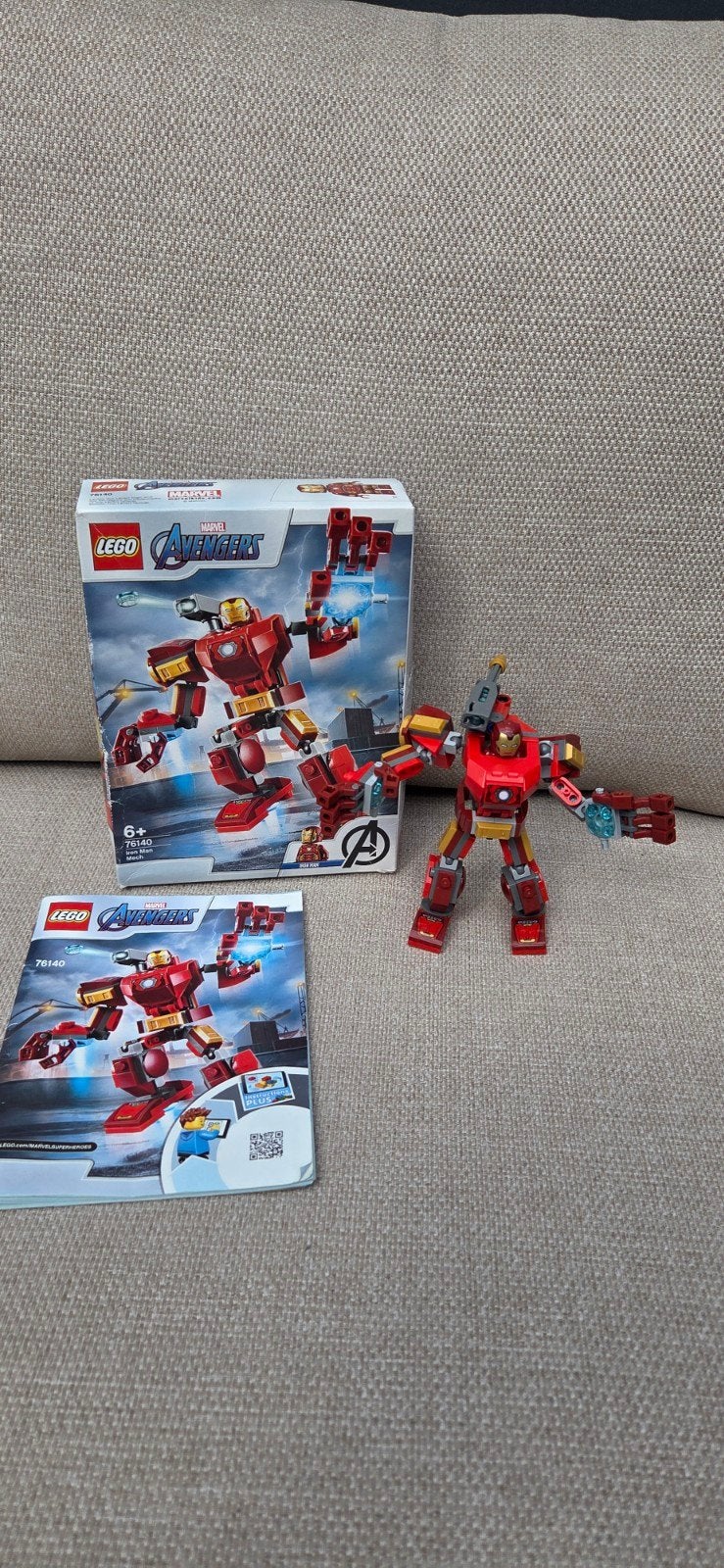 Lego Avengers Iron Man 76140, Lego, Ophalen of Verzenden, Zo goed als nieuw, Complete set