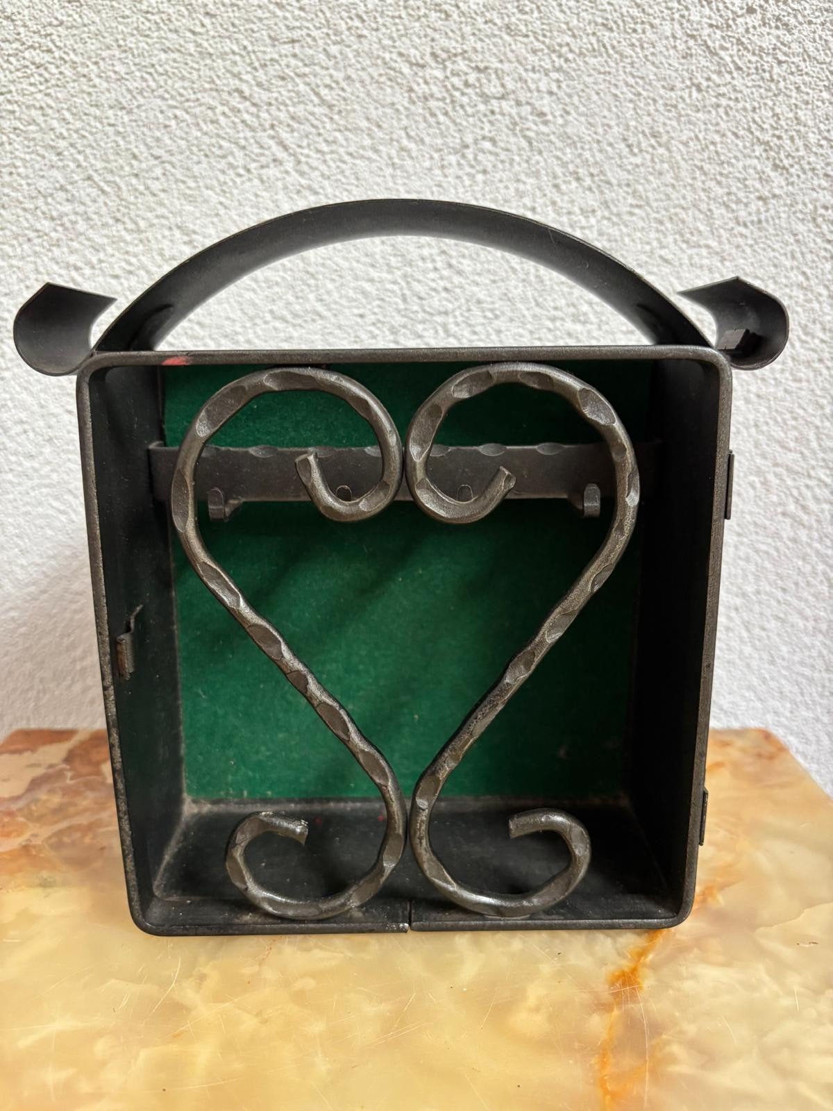 Sleutelkastje, smeedijzer, Zwitserland, 4 sleutels, Ophalen of Verzenden