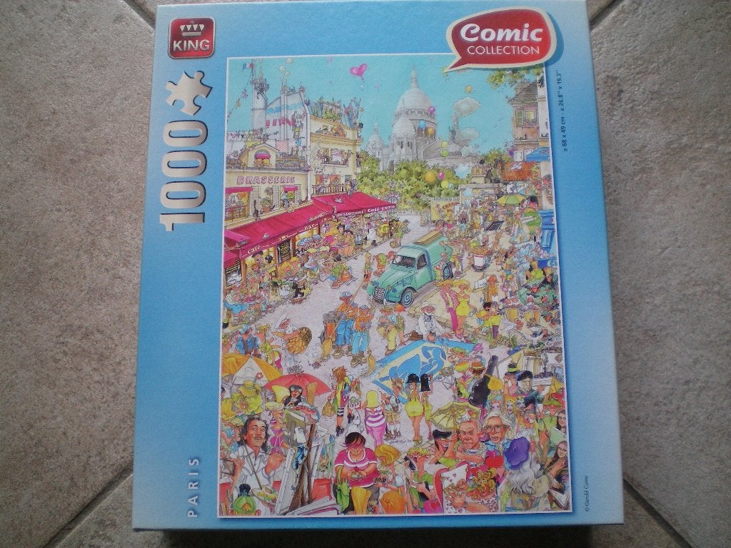 KING Puzzel 1000 stukjes. Paris., Ophalen of Verzenden, 500 t/m 1500 stukjes, Zo goed als nieuw, Legpuzzel