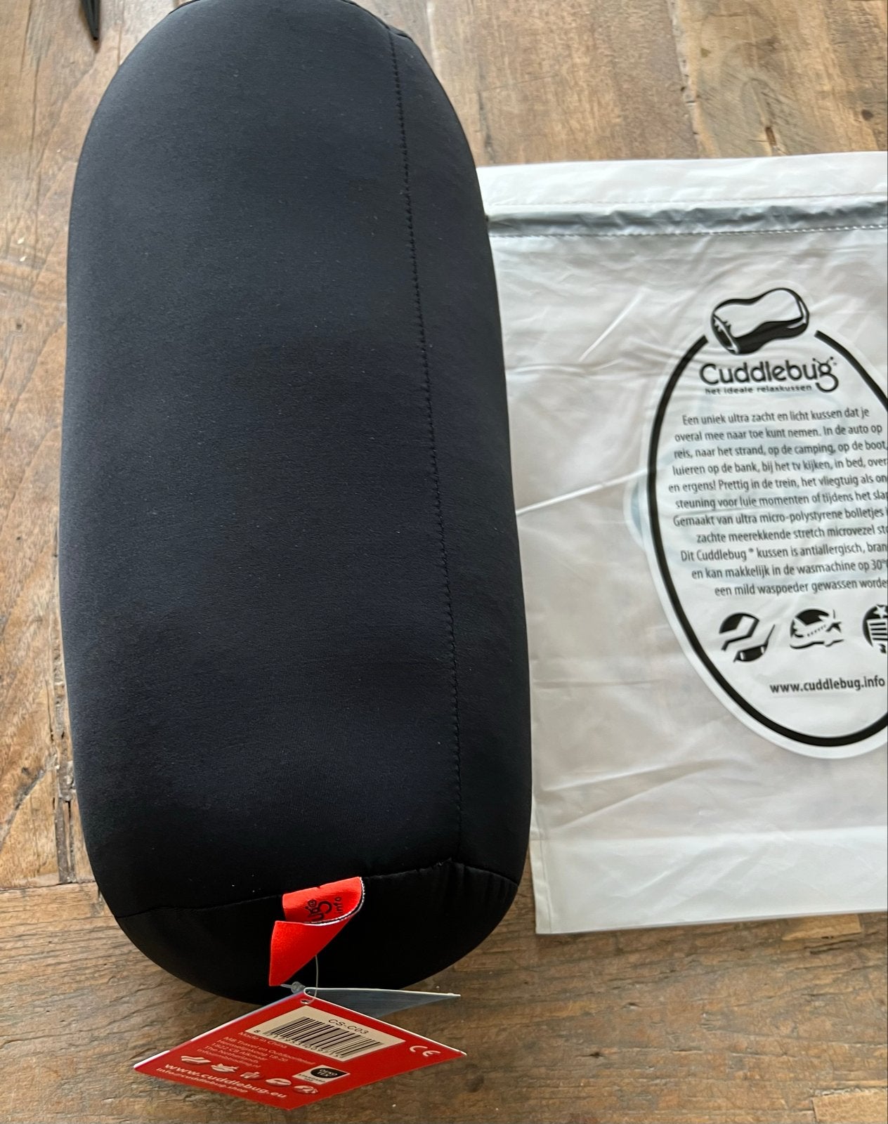 Cuddlebug reis- relaxkussen Nieuw!, Huis en Inrichting, Woonaccessoires | Kussens, Ophalen of Verzenden, Nieuw, Overige vormen