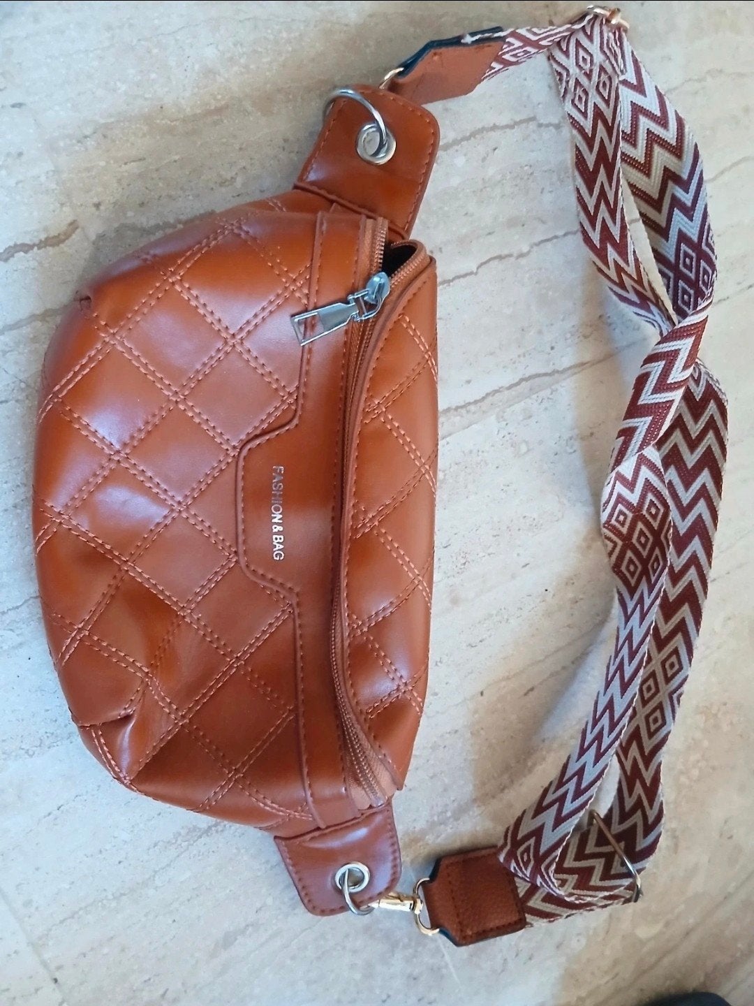 Nieuwe bruine schoudertas van Fashion Bag, Overige merken, Bruin, Nieuw, Ophalen of Verzenden