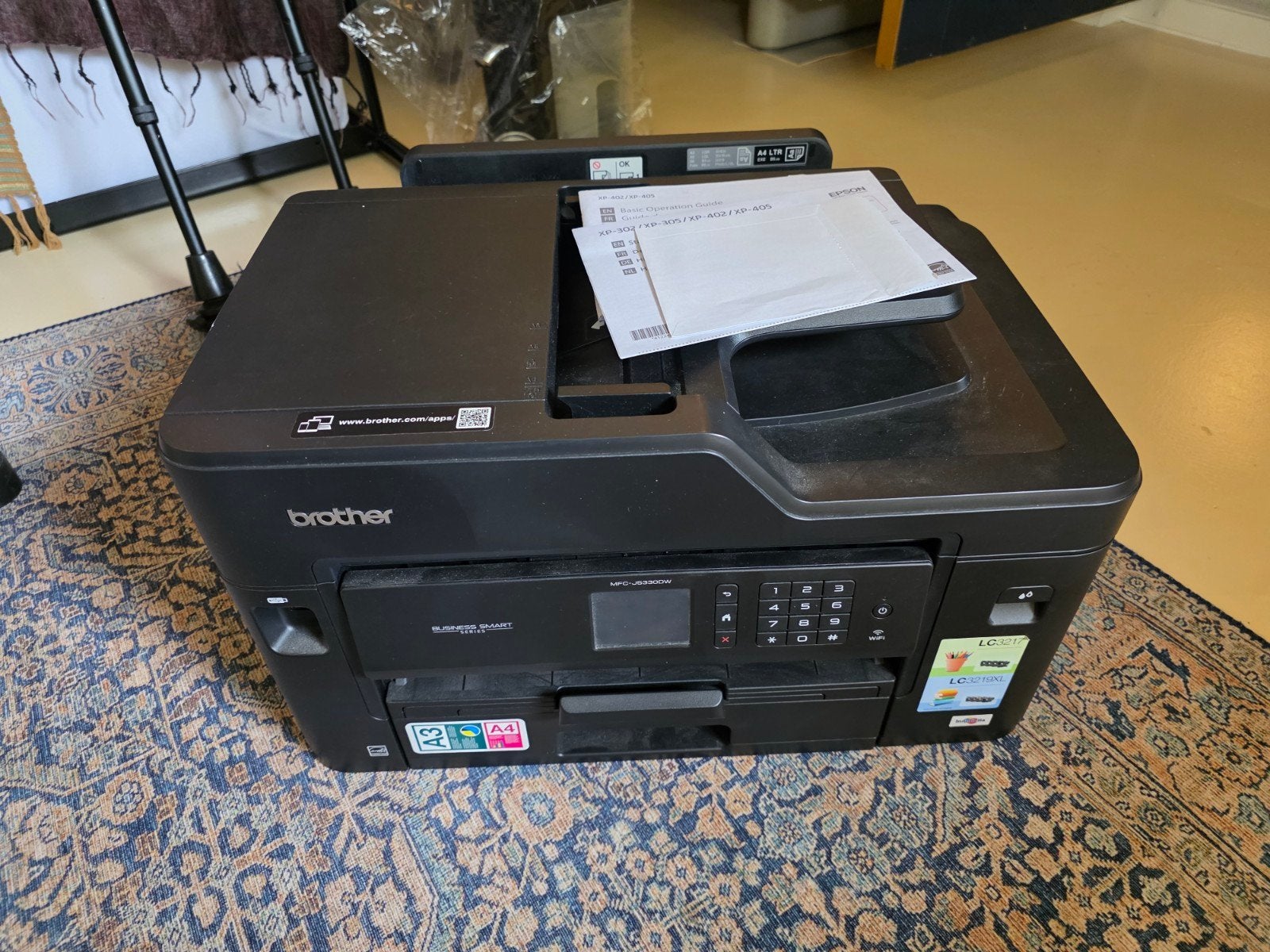 Brother MFC-J5330DW All-in-one printer met inkt, Computers en Software, Printers, Kleur printen, Gebruikt, Inkjetprinter, All-in-one