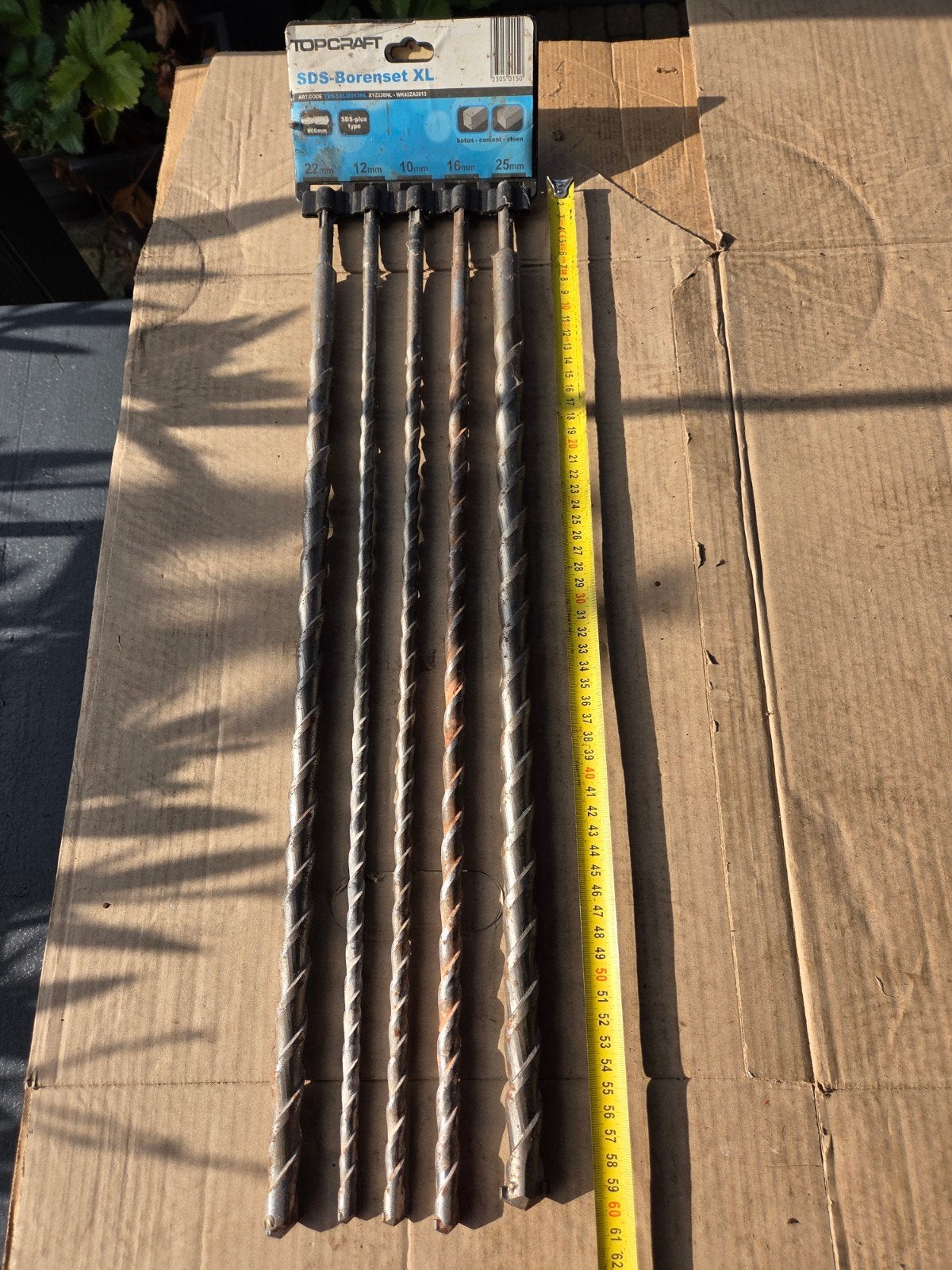 Topcraft SDS-Borenset XL - 5-delig voor beton en steen, Ophalen, Zo goed als nieuw, Boor- en/of Breekhamer