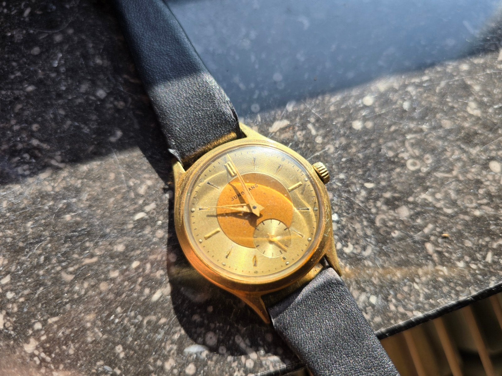 vintage Junghans horloge, Overige merken, Overige materialen, 1930 tot 1960, Ophalen of Verzenden