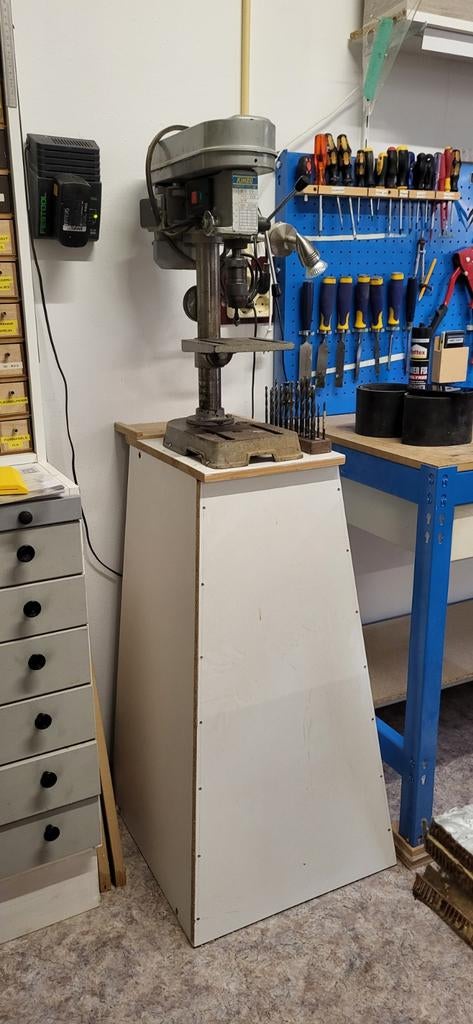 Kinzo kolomboormachine 8E113 // 50,-, Doe-het-zelf en Verbouw, Ophalen, Gebruikt, Minder dan 400 watt, Kolomboormachine