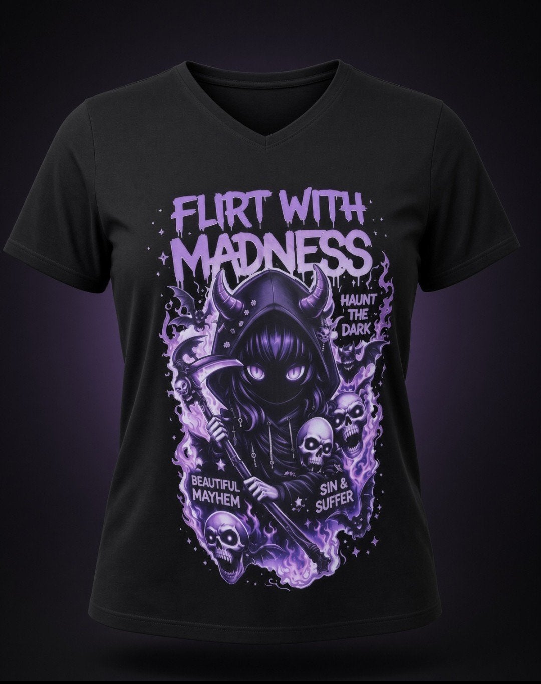 shirt flirt with madness maten s tm xl, Kleding | Dames, Maat 38/40 (M), Zwart, Nieuw, Ophalen of Verzenden
