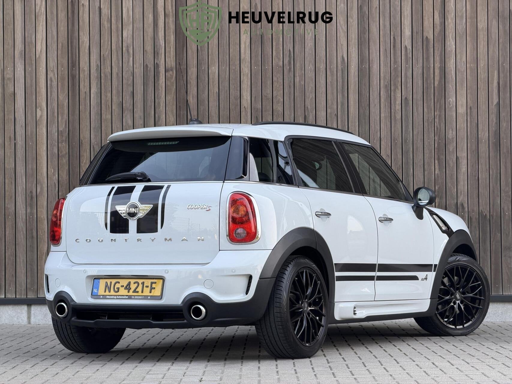 Mini Countryman 1.6 Cooper S ALL4 JCW | XENON | LEDER | MOOI, Auto's, Euro 5, Gebruikt, Wit, Leder
