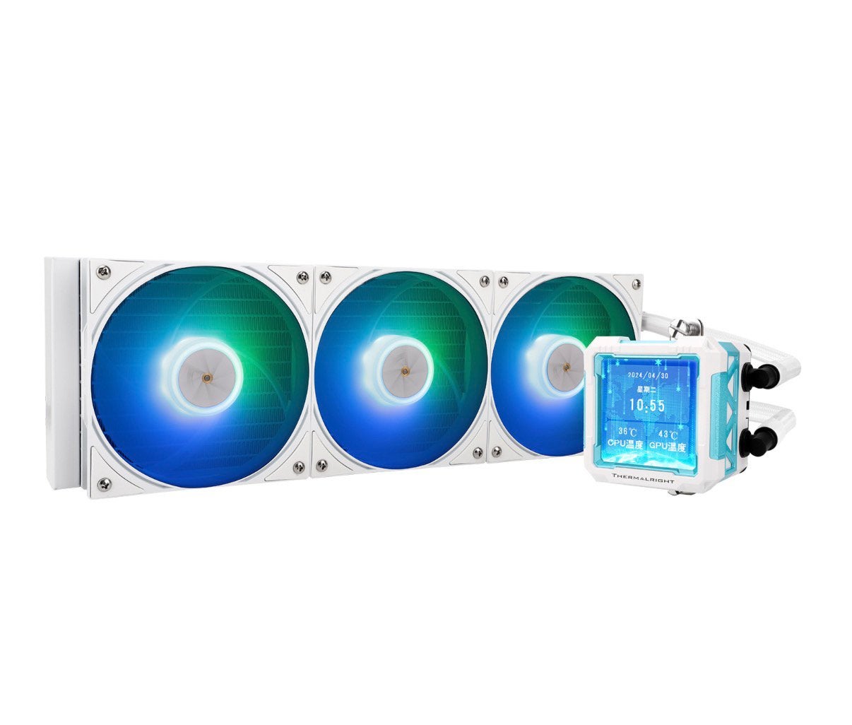 Thermalright 360mm aio cooler Met LCD scherm, Ophalen of Verzenden, Zo goed als nieuw, 4 Ghz of meer