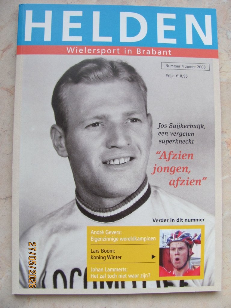 NIEUW tijdschrift HELDEN Wielersport in BRABANT nr. 4 2008, Nieuw, Lopen en Fietsen, Ophalen of Verzenden, Redactie Jos de Louw, Peet Kappen en Tom de Louw