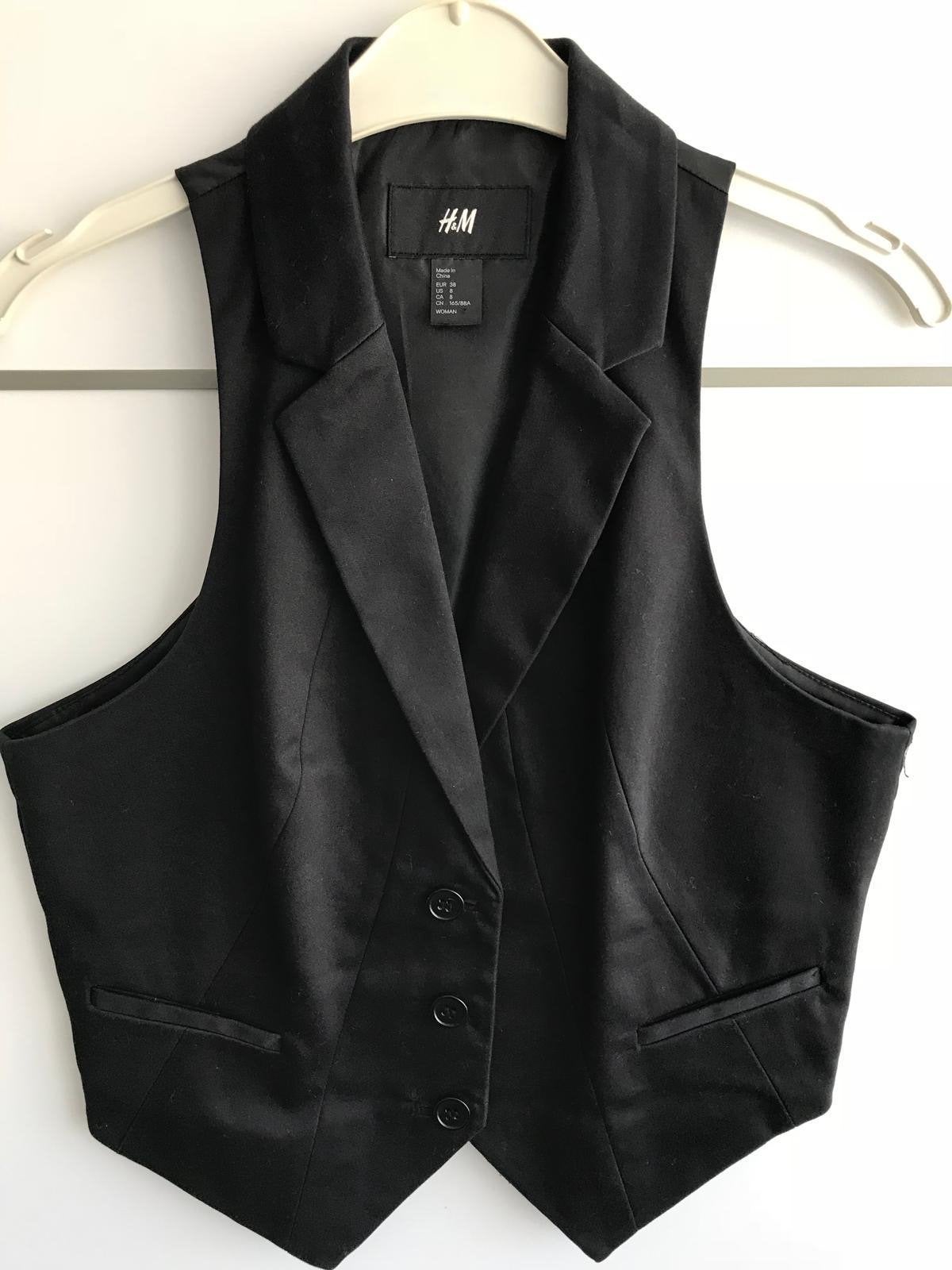 Nieuwe H&M Jilet Maat 36 (S) - Stijlvol & Ongedragen, Zwart, Nieuw, Ophalen of Verzenden, Jasje