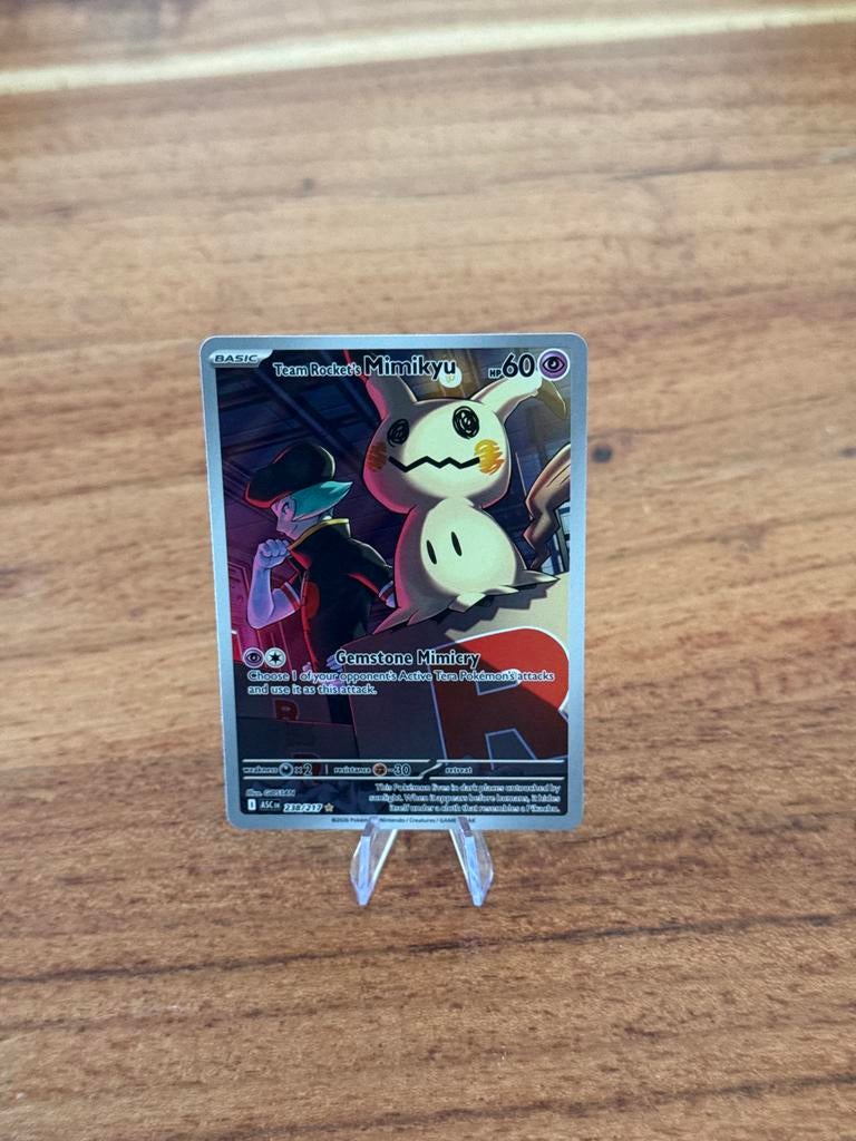Team Rocket's Mimikyu (ASC 238/217), Ophalen of Verzenden, Nieuw, Losse kaart