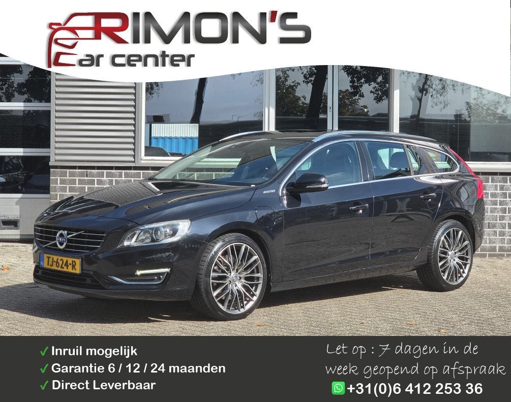 Volvo V60 2.4 D6 AWD Plug-In Hybrid Pure Limited, Automaat, Vierwielaandrijving, 11 kWh, Te koop