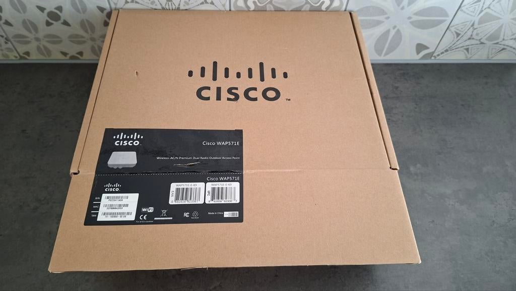Cisco WAP571E Wireless-AC/N Premium Dual Radio Outdoor AP, Ophalen of Verzenden, Nieuw, Cisco