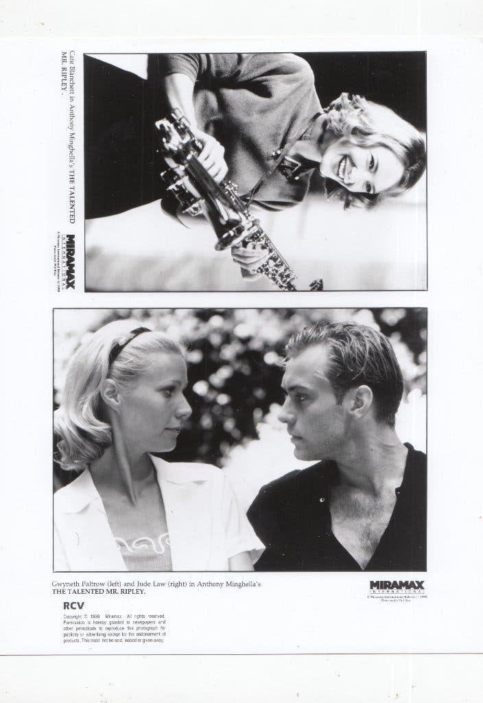 The Talented Mr. Ripley  Filmfoto Gwyneth Paltrow & Jude Law, Verzamelen, Gebruikt, 1980 tot heden, Foto, Ophalen of Verzenden