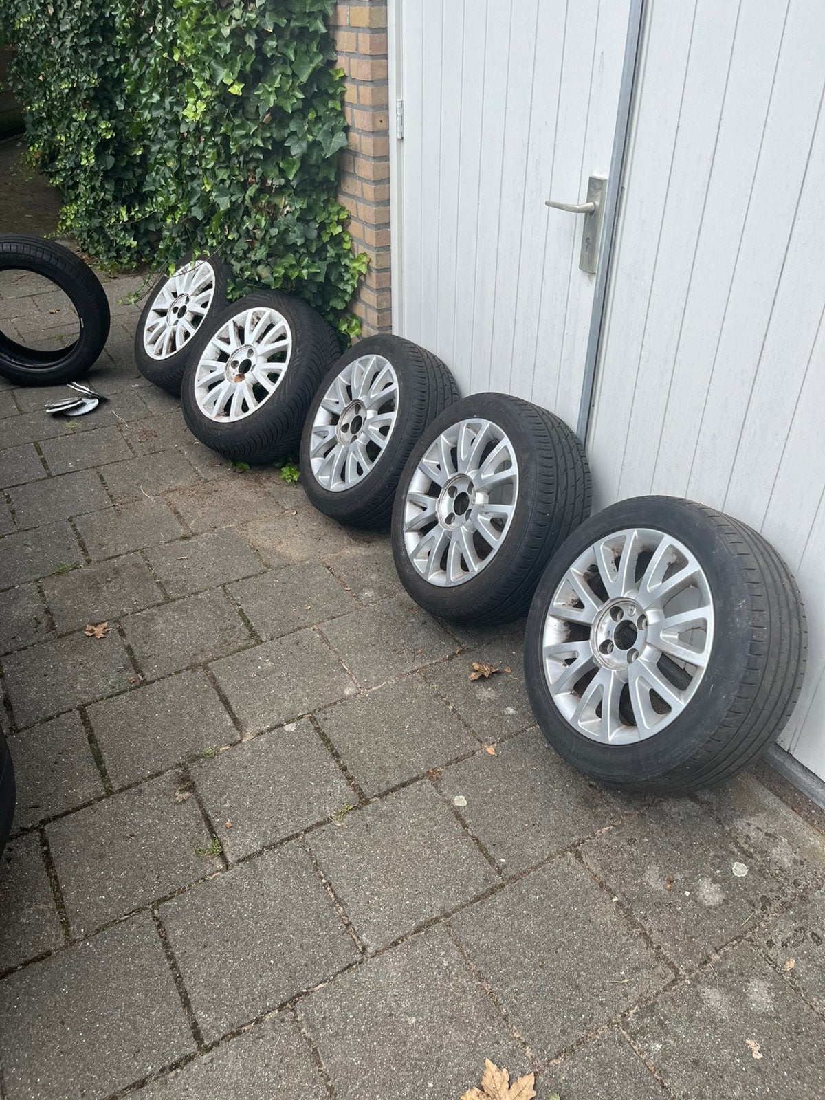 Diverse Renault Clio 3 Canasta velgen (5x plus losse band), Auto-onderdelen, Banden en Velgen, Ophalen, Gebruikt, 16 inch, Band(en)