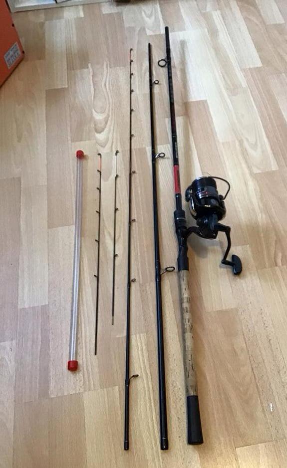 Feederhengel Cresta Snyper in goede staat, Watersport en Boten, Ophalen, Gebruikt, Werphengel