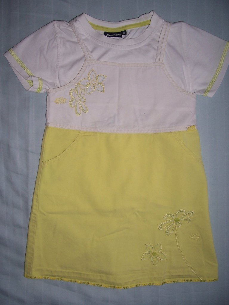 hele leuke jurk Whoopi maat 104 en shirt beau bo maat 98, Kinderen en Baby's, Kinderkleding | Maat 98, Meisje, Whoopi, Ophalen of Verzenden