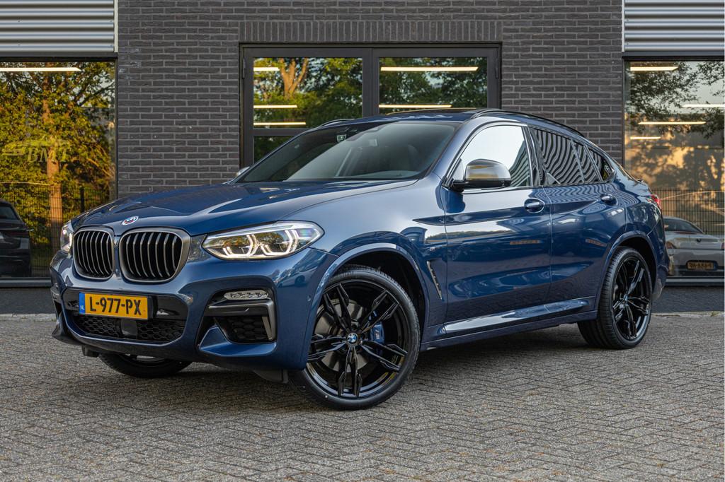 BMW X4 G02 M40i High Executive / Head Up / Pano / Adaptive, Automaat, 1800 kg, Gebruikt, Blauw