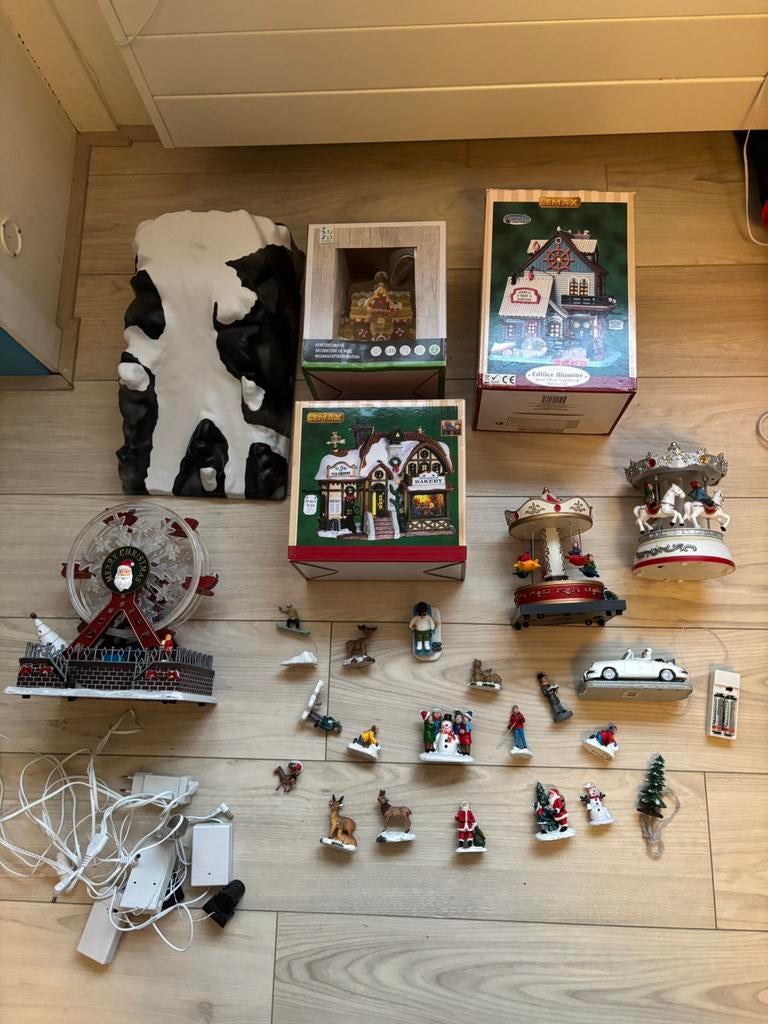 Kerst dorpdecoratie, Ophalen of Verzenden, Zo goed als nieuw