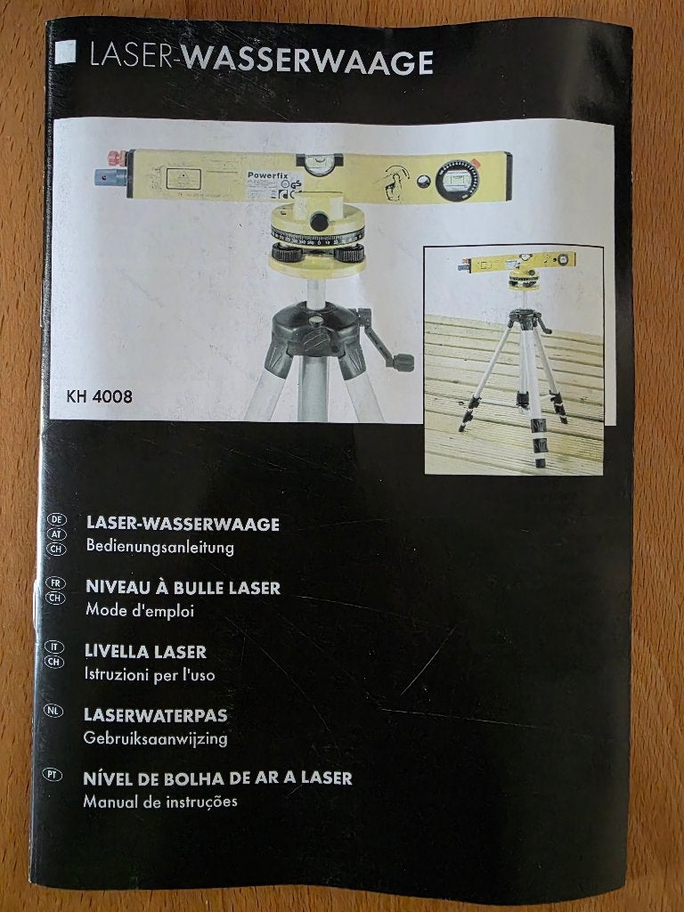 Waterpas laser op statief, Ophalen, Nieuw, Overige meters