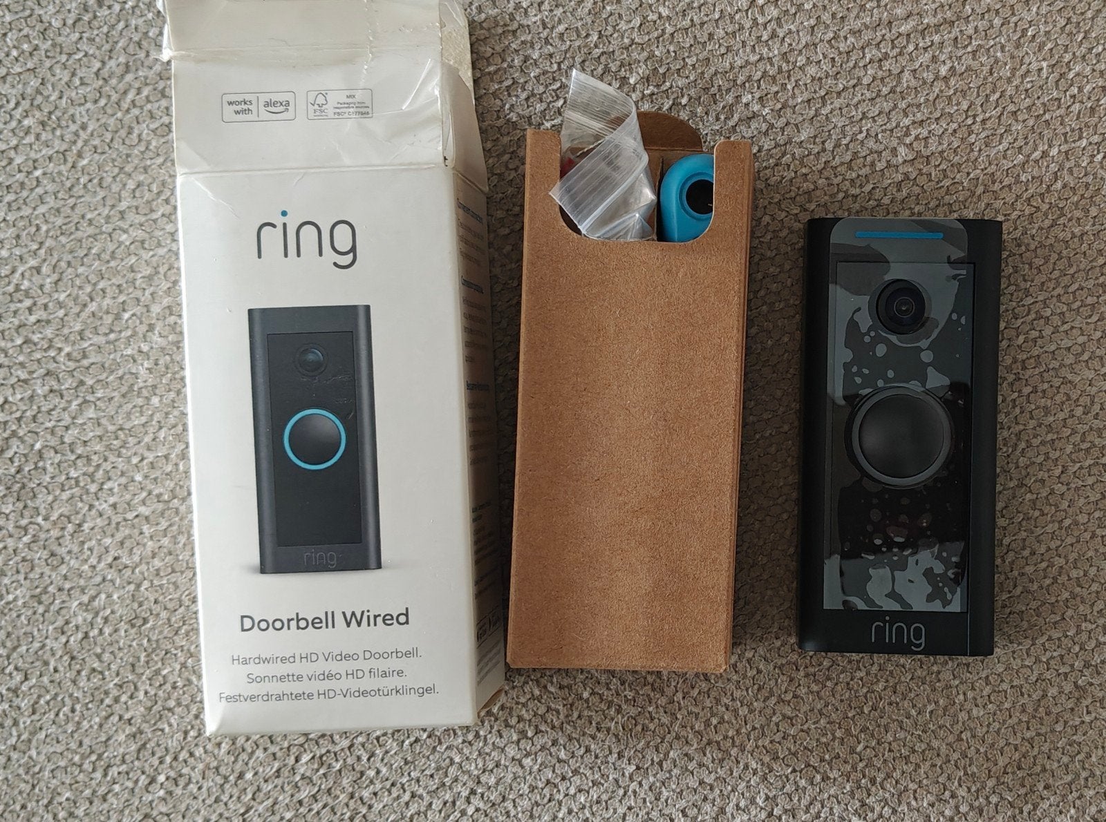 Nieuwe Ring Doorbell Wired - Ongebruikt, Ophalen of Verzenden, Bewegingsdetectiesensor, Nieuw