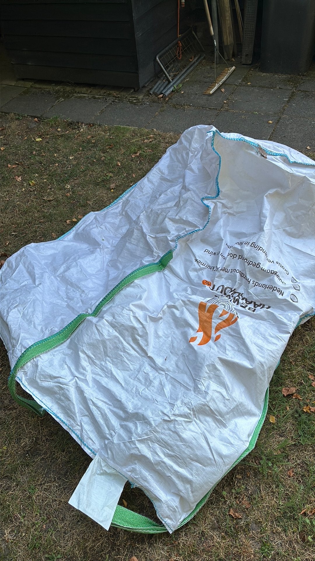 Big Bag 2m3, Ophalen, Zo goed als nieuw, Minder dan 5 m², Zeil