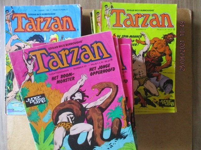 adv4584 tarzan veertiendaags, Eén comic, Ophalen, Gelezen, Overige gebieden