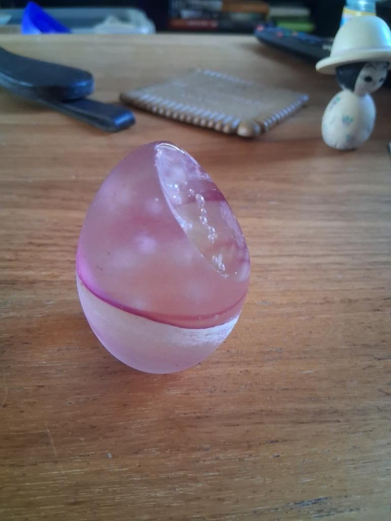 Brilliant Kristal Pfeiffer Handmade Holland Glazen Ei, Ophalen of Verzenden