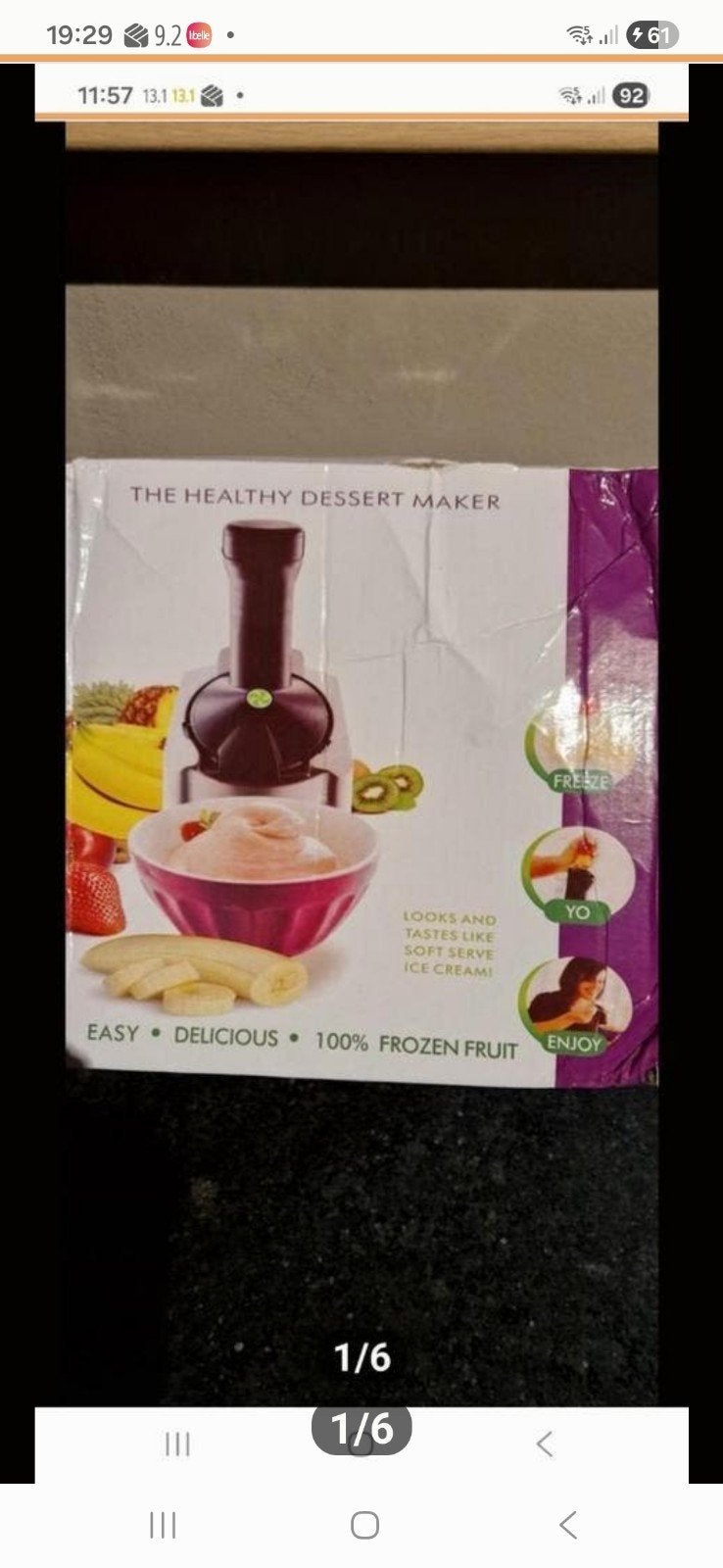 Nieuw ijsdessert maken met vers fruit, Ophalen of Verzenden, Nieuw