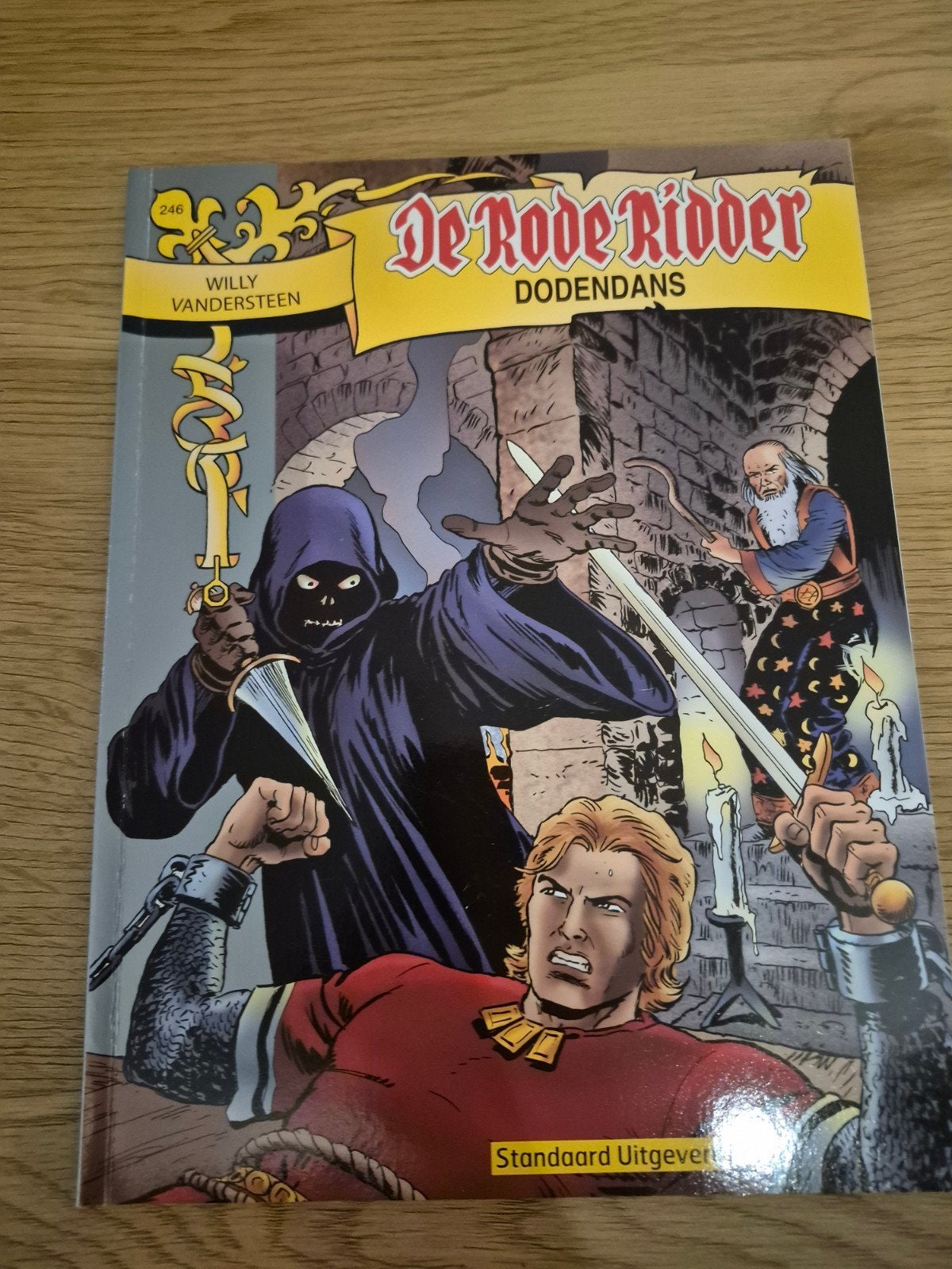 De Rode Ridder - Dodendans (nr. 246) - Willy Vandersteen, Boeken, Stripboeken, Eén stripboek, Ophalen of Verzenden, Zo goed als nieuw