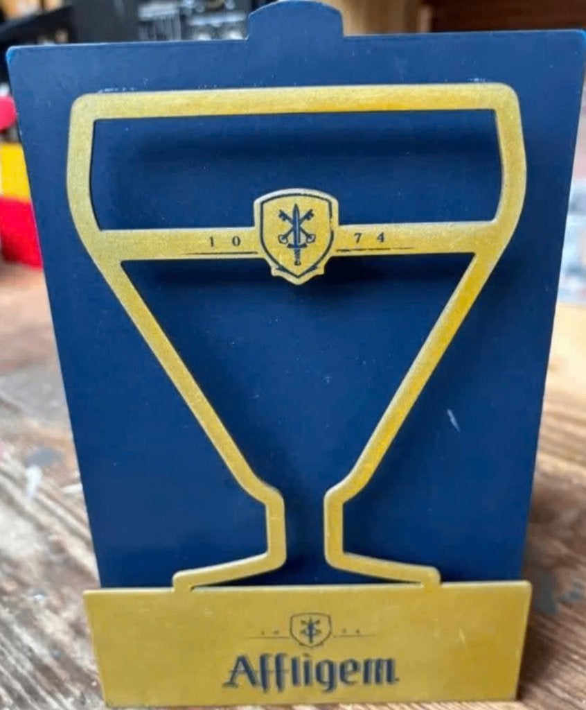 Professionele bierviltjeshouder Affligem Bier, Ophalen of Verzenden, Gebruikt, Reclamebord, Plaat of Schild, Overige merken