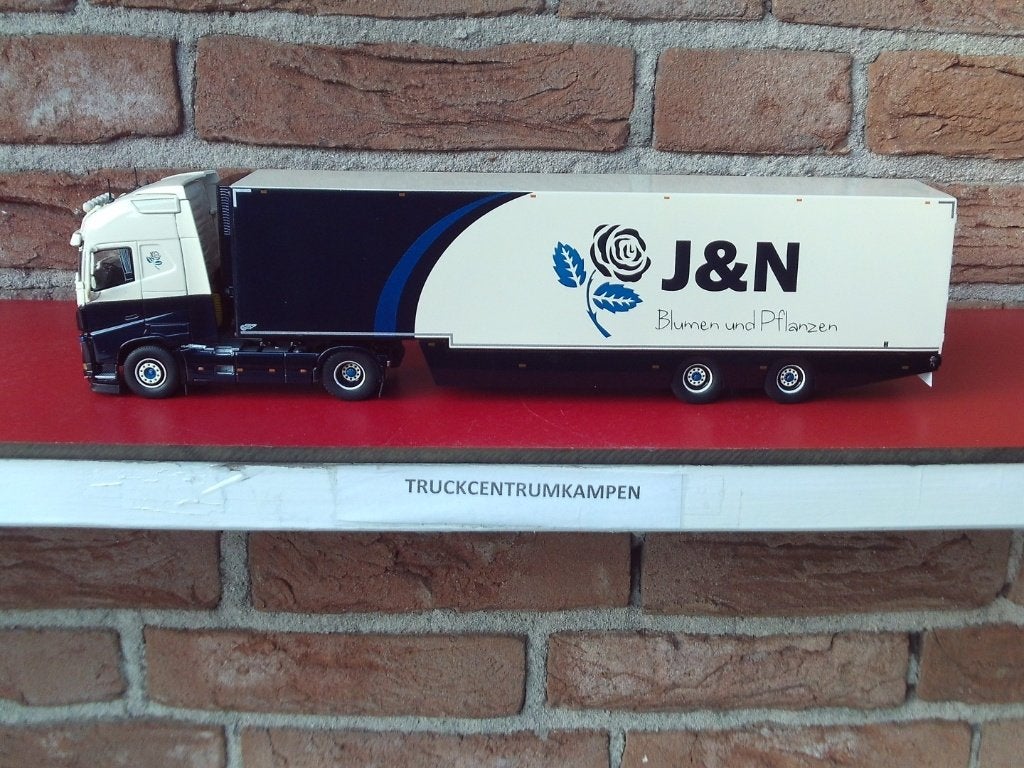 Tekno  Volvo  FH4  Globetrotter  van  J. & N. Blumen., Hobby en Vrije tijd, Modelauto's | 1:50, Ophalen of Verzenden, Nieuw, Bus of Vrachtwagen