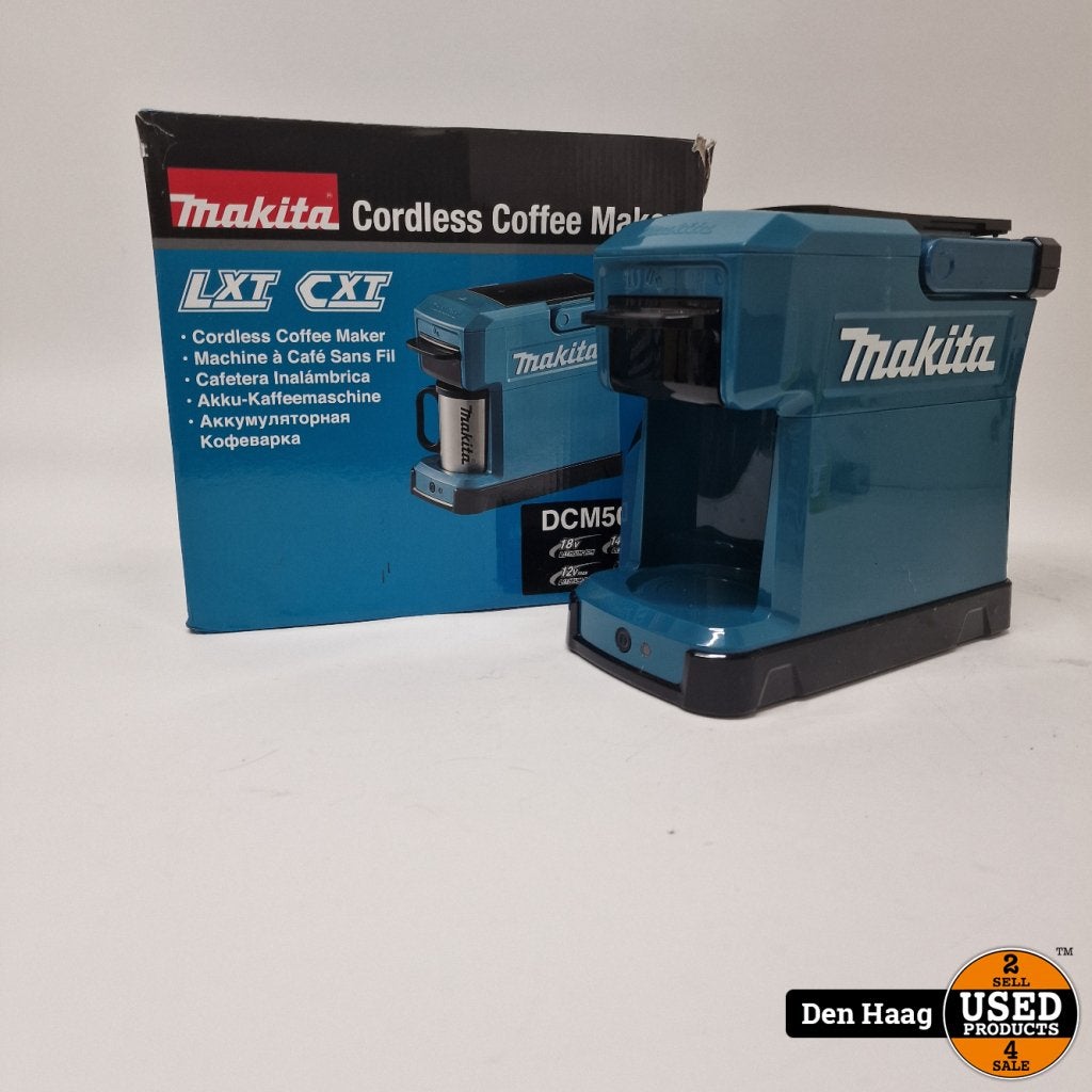 Makita DCM501Z Koffiezetapparaat Body | nette staat, Makita, Gebruikt, Support@makita.com, Makita Corporation, 3-11-8, Sumiyoshi-cho, 
Anjo, Aichi 446-8502
Japan