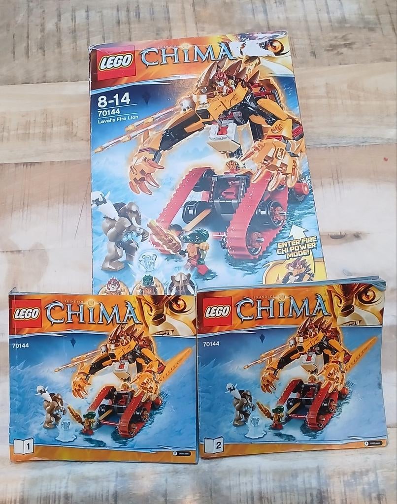 Lego 70144 - Legends of Chima - Laval's Fire Lion, Compleet, Gebruikt, Overige thema's, Lego