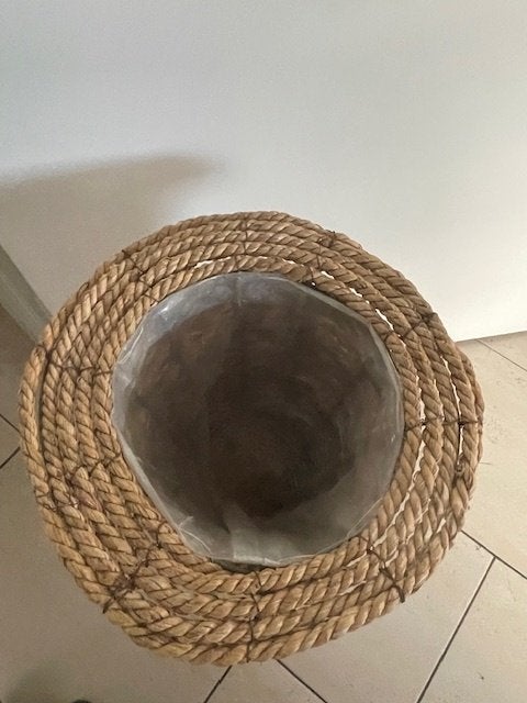 Grote Rotan Vloervaas, Ophalen of Verzenden, Gebruikt, Overige kleuren, Overige materialen
