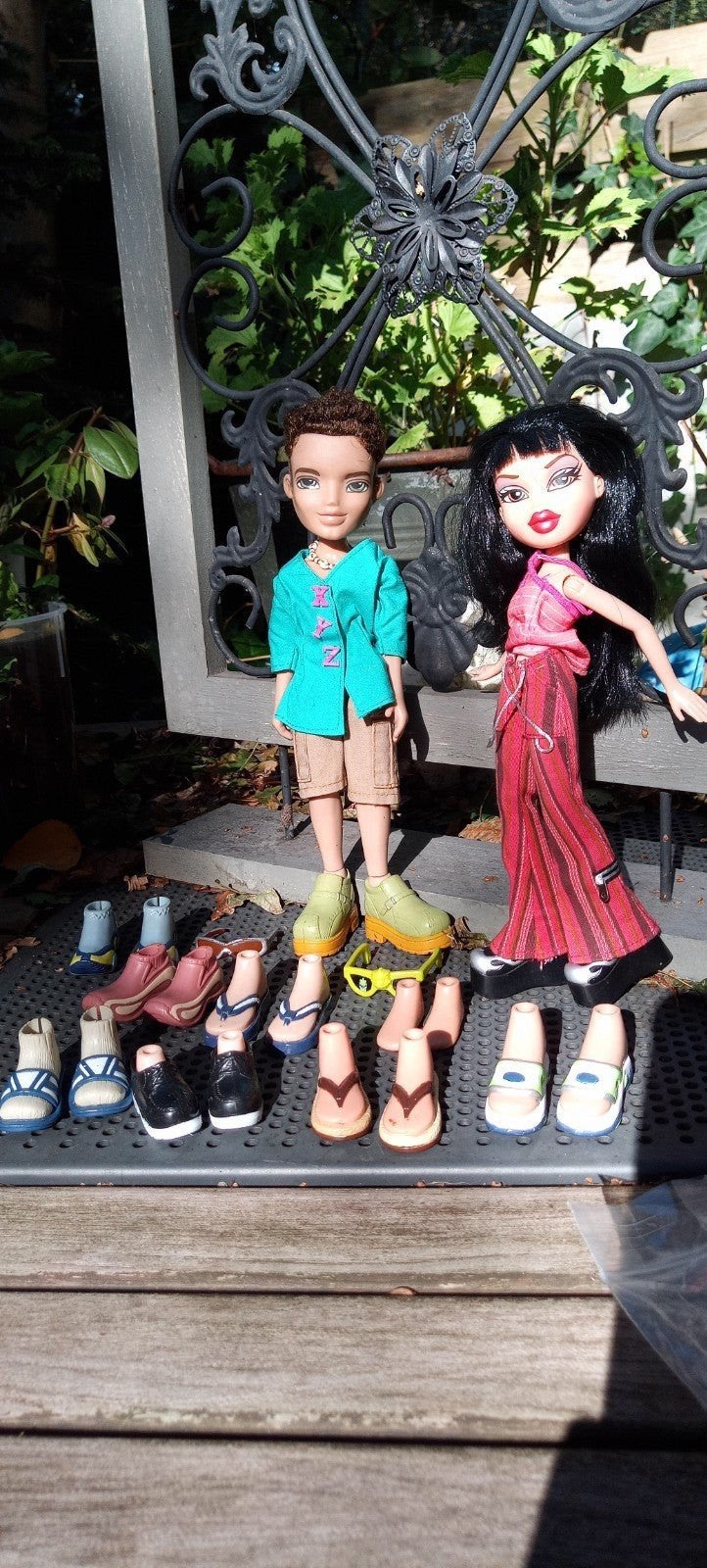 Bratz poppen, Bratz popjes, extra schoentjes, Ophalen of Verzenden, Gebruikt, Pop