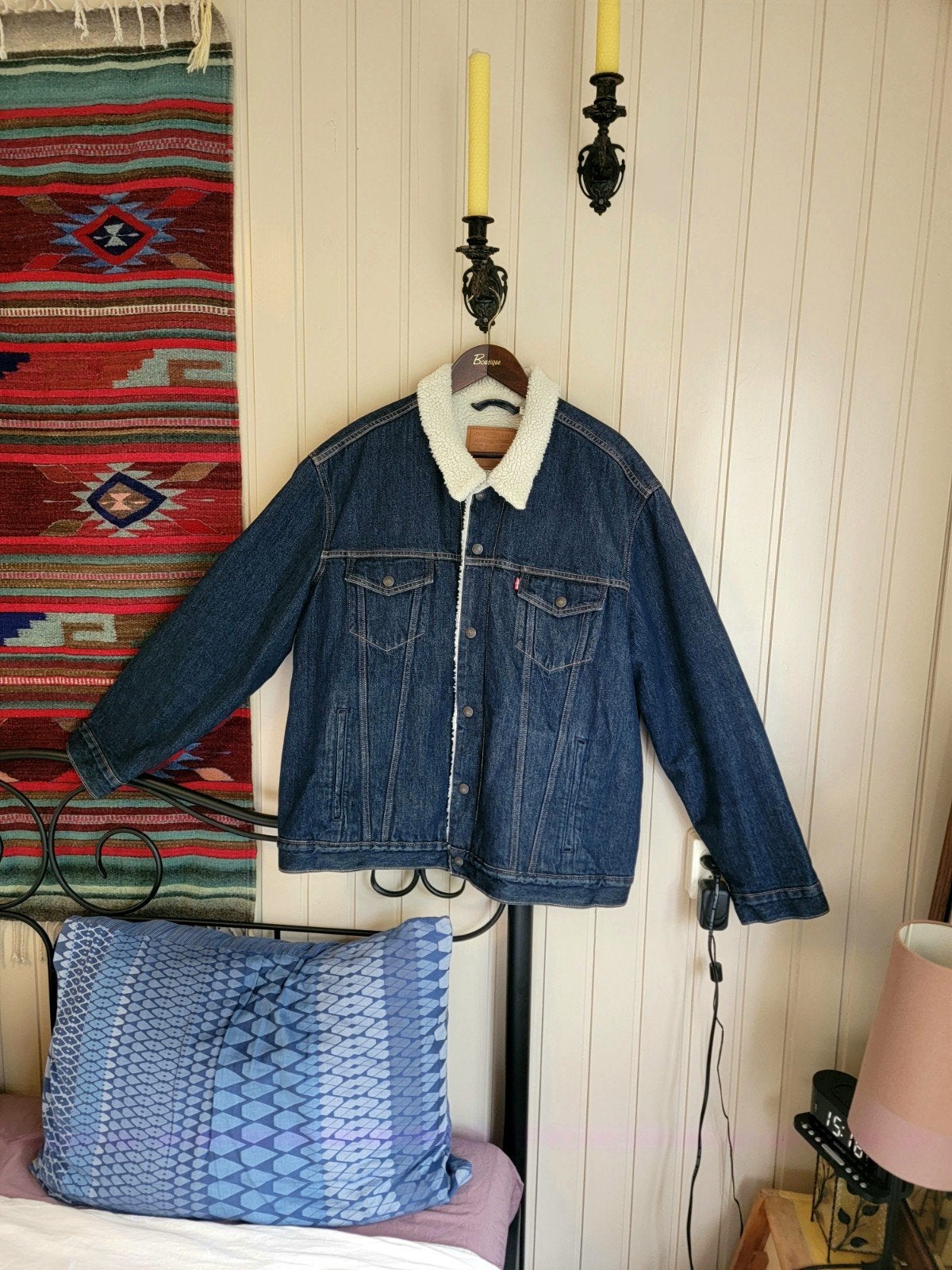 Schitterende originele NIEUWE Levi's Teddy (Sherpa) jas XXL, Kleding | Heren, Jassen | Zomer, Levi's, Blauw, Nieuw, Overige maten